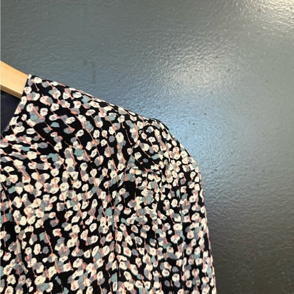 Noa Noa size 34 (4) EUC Elegant pink/blue Long Sleeve Dress - Picture 2 of 16